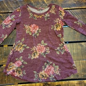 Floral Long Sleeve Tunic